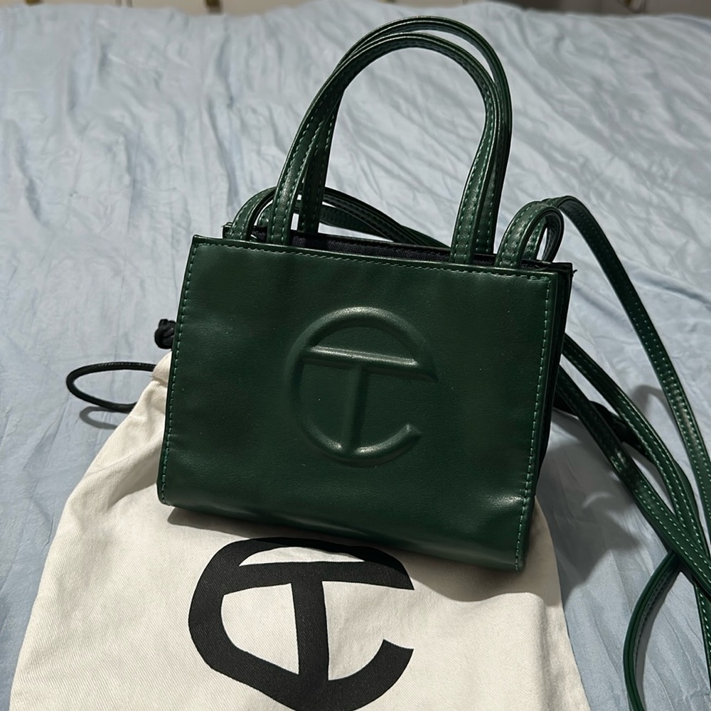 Green Telfar small bag